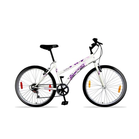 Bicicleta Baccio R.24 Niña Mtb Alpina Blanco/violeta