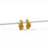 Caravanas pendientes Vintage inflado - Oro bajo - Sin piedra - CA8007 sinpiedra