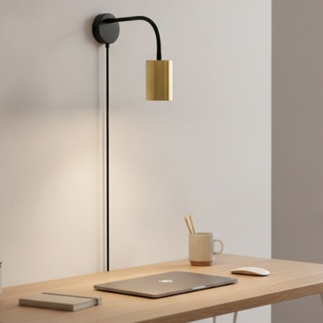 ARTEFACTO DE ADOSAR EN PARED BOLD Luminaria De Pared Bold Orientable Dorado
