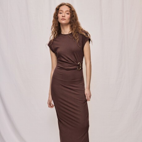 VESTIDO FERNAN Chocolate