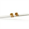 Caravanas Osos oro - Oro bajo - Zirconia - CA8142 conpiedra