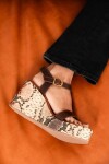 Sandalia Elegante Sport Snake