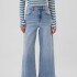 V-HR WIDE LEG CROP LT THALIA LIGHT WASH