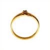 Anillo-Oro bajo-Piedra Zirconia-AN8037 conpiedra