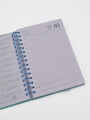 AGENDA ROMANTIC FLOWER 2027 VERDE AQUA