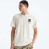 Remera de manga corta regular Mountain Mirage White Dune