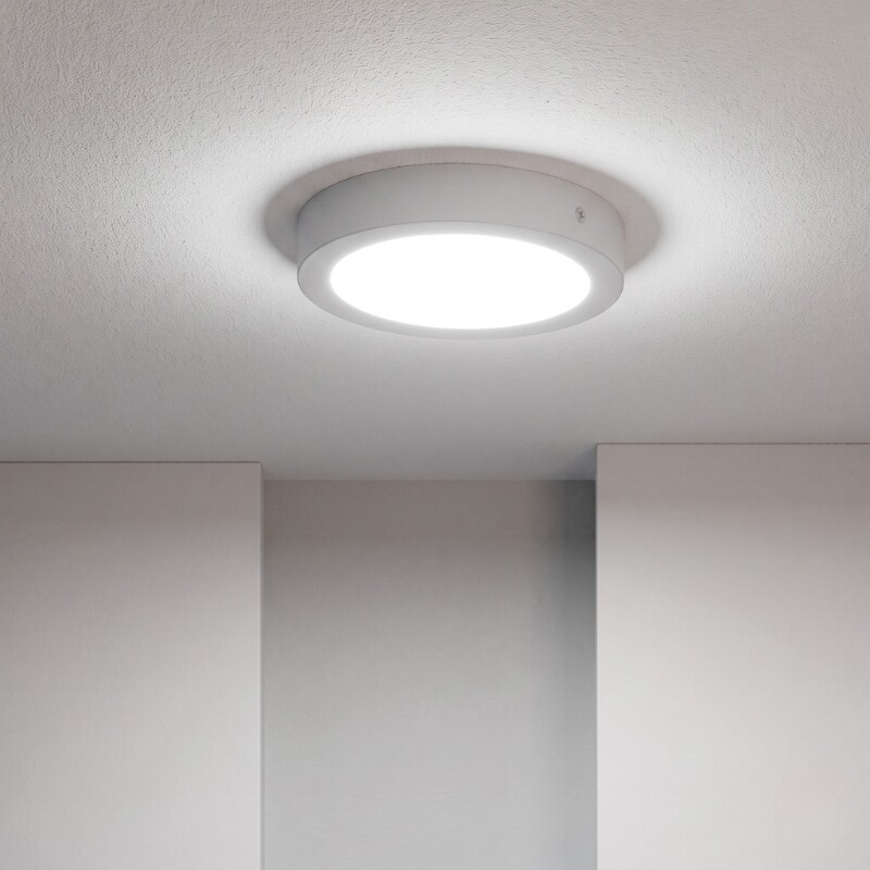PLRA018 Panel LED Redondo de Adosar 18W Luz Neutra