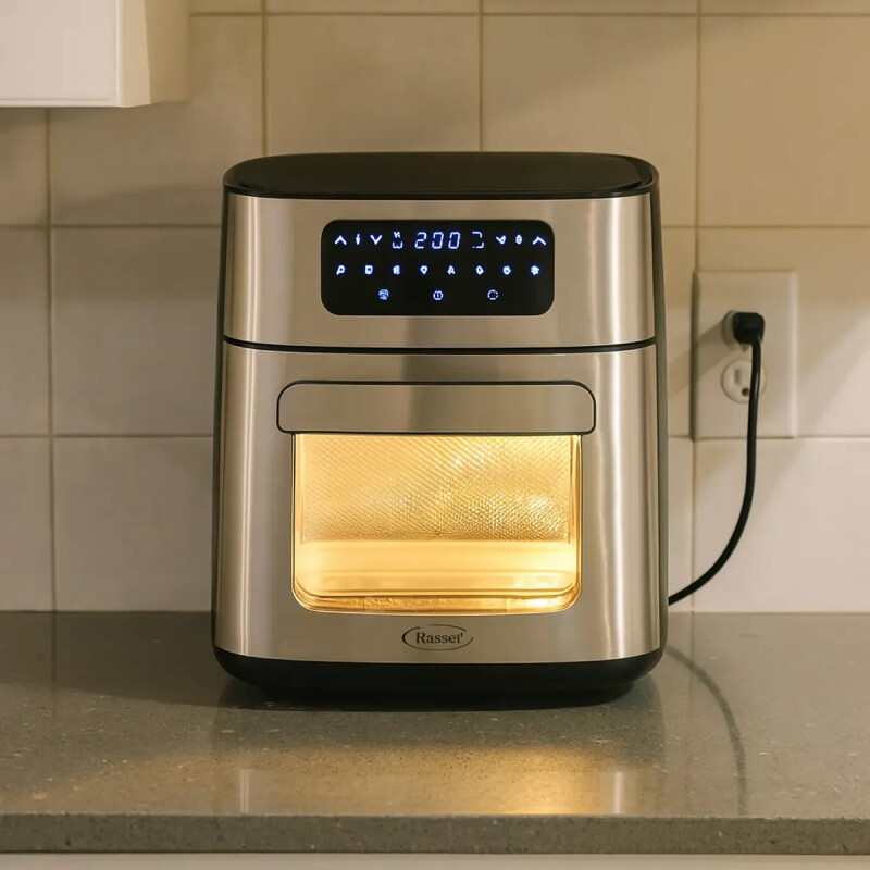FREIDORA KASSEL KS-HFINOX17 10L Digital Inox.-Sin Aceite N/A