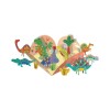 AV221 Juego De Crear Y Pegar Stickers - Dinos