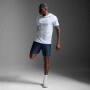 Polo Running Aero Mesh Tee Hombre Blue Marble/black Reflective