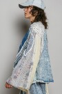CHAQUETA DENIM CROCHET Denim