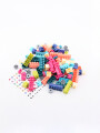 BOLSA BLOQUES CONSTRUCCIÓN 120 PIEZAS MULTICOLOR