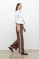 Pantalon contraste lateral topo