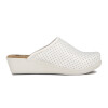 Zuecos Mujer Confort Blanditos Blanco