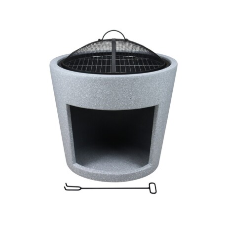 QUEMADOR FOGON FIRE KING CON GUARDA LEÑA PARA EXTERIOR QUEMADOR FOGON FIRE KING CON GUARDA LEÑA PARA EXTERIOR