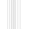 Semigres para pared Rigato Bianco 37x74 cm Satinado y Rectificado Semigres Para Pared Rigato Bianco 37x74 Cm Satinado Y Rectificado