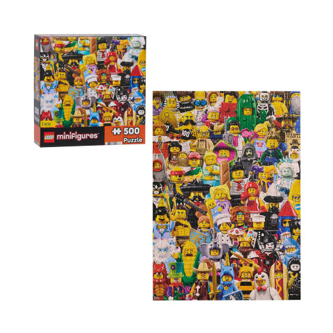 Puzzle Diseños Surtidos LEGO Minifiguras 500 Piezas U