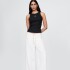 INTL SL MOD RIB HALTER LOGO BLACK