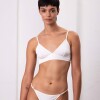 Soutien Triángulo María – Triángulo en algodón suave, delicado y cómodo Crema