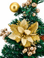 ARBOL DECORATIVO CON ACCESORIOS DORADO