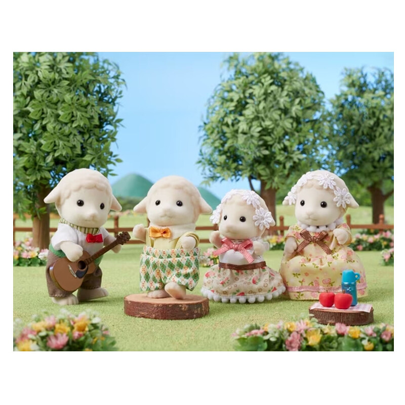 Familia de Ovejas Sylvanian Families Familia de Ovejas Sylvanian Families