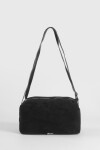 Bolso bandolera suede negro