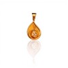Dije Vintage-Oro bajo-Piedra Zirconia-CP8527 conpiedra