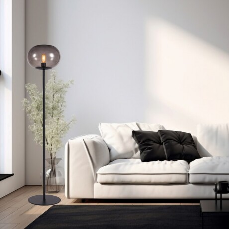 ARTEFACTO DECORATIVO DE PIE PIREO - NEGRO Luminaria de Pie Pireo Negro