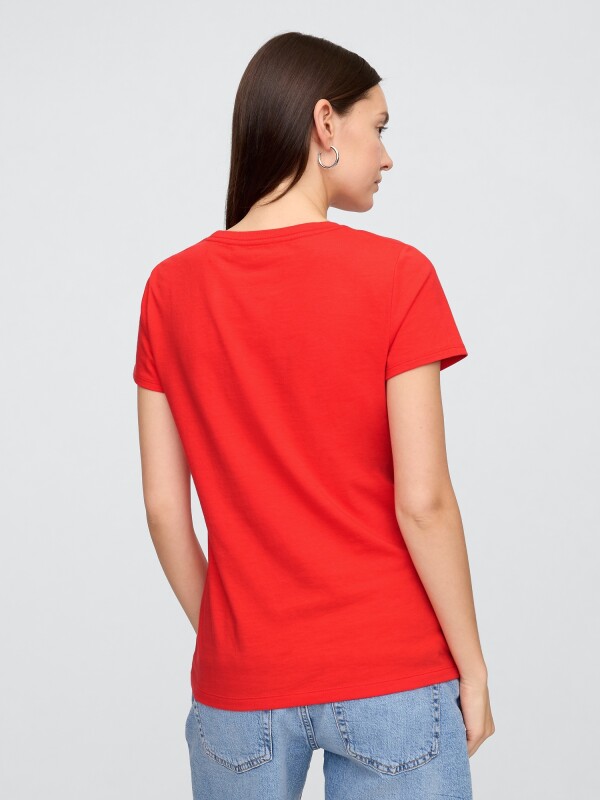 V-SS LOGO CLASSIC TEE POSTER RED