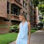 VESTIDO IRIS CELESTE