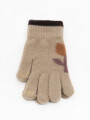 GUANTES INFANTILES FLOR BEIGE (V)