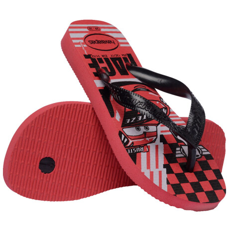 Sandalias de Niño Havaianas Disney Cars Rojo - Negro