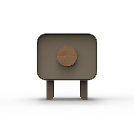 MESA DE LUZ MDF-Y-METAL MARRON ARTEMIS