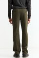 Pantalón recto VERDE INGLES