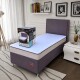 Pillow top viscogel 1 plaza 4cm (88cmx1.88x4cm) GRIS