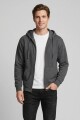 Campera deportiva clásica con capucha - UNISEX Gris melange oscuro