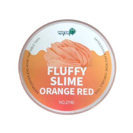 SLIME Baba Esponjosa naranja/rojo
