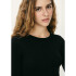 BLUSA ML FEM PRETO ESCURO