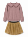 CONJUNTO TAMI BUZO Y FALDA ROSADO