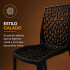 Silla Comedor ComboHome Gruvyer Pack X4 Negro 1