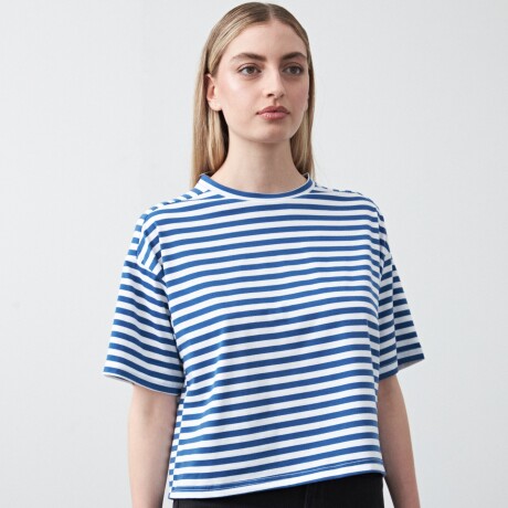 REMERA FUKUSHIMA Blanco/Azul