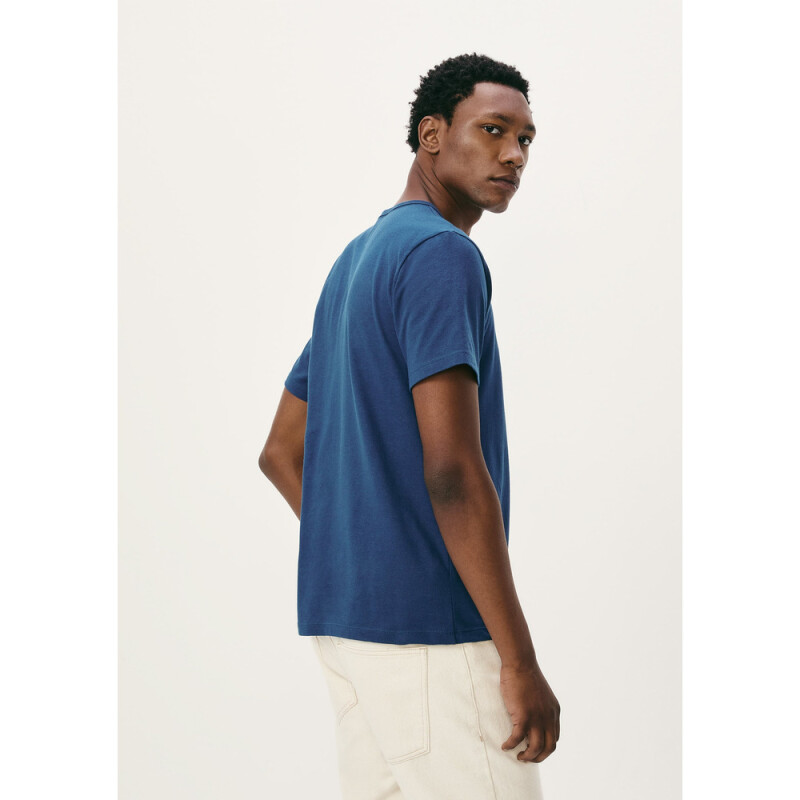 CAMISETA MM MASC AZUL MESCLA