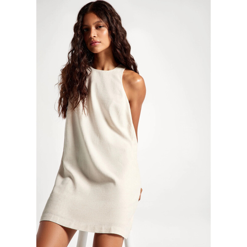 VESTIDO FEM OFF WHITE