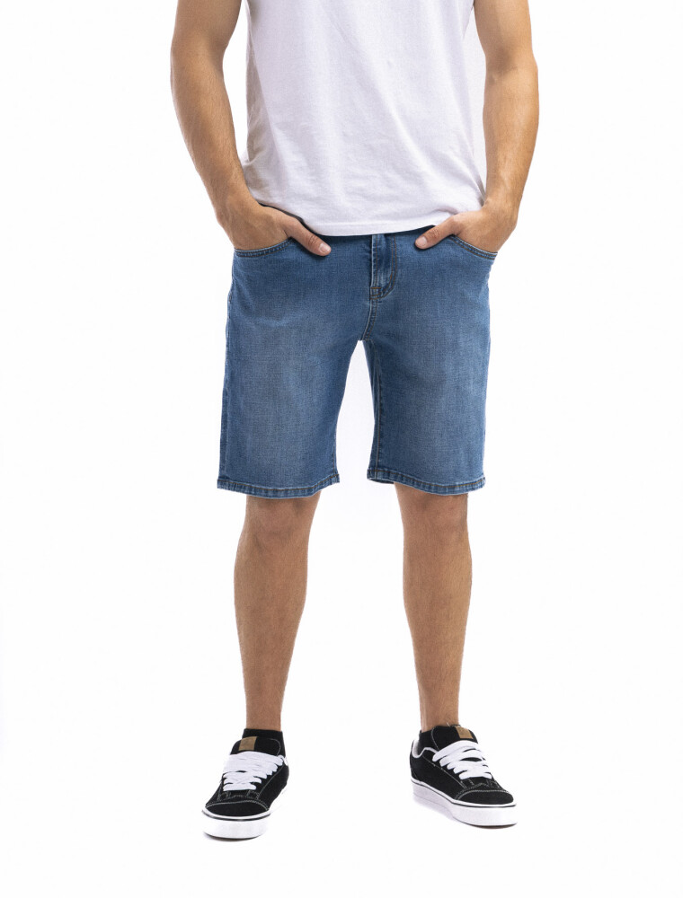 Bermuda de Jean Azul Medio