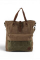 Bolso matera de lona Marrón