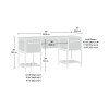 Escritorio - Sauder - Linea Iron City Escritorio - Sauder - Linea Iron City