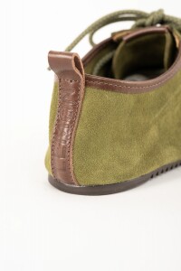 Zapatilla Gamuza Pistacho