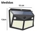 Lampara Exterior Farol Solar Foco 260 Led Sensor Movimiento Lampara Exterior Farol Solar Foco 260 Led Sensor Movimiento