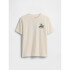 SW SS GRAPHIC RELAXED TEE IVORY FROST