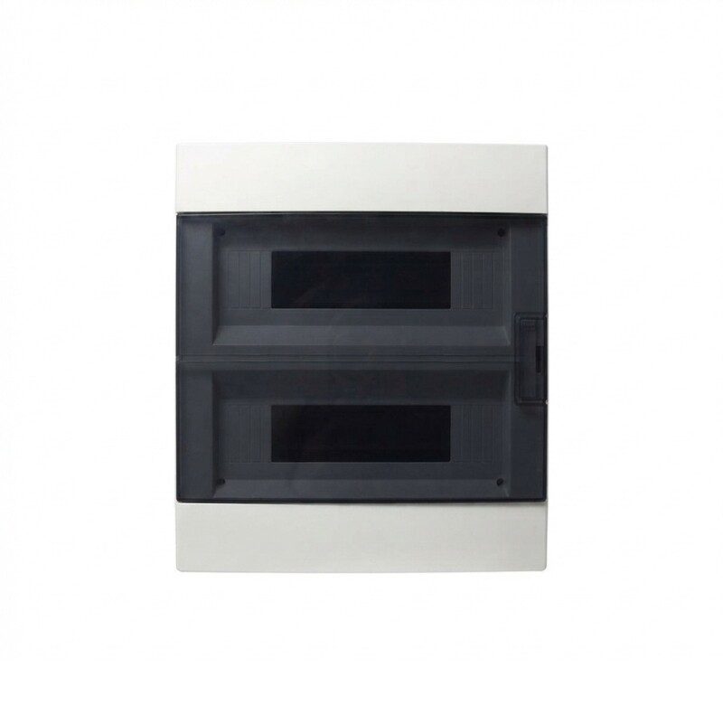 TABLERO DE EMB 24 MOD (F) TAPA BCA Tablero Eléctrico de Embutir 24 Módulos Negro